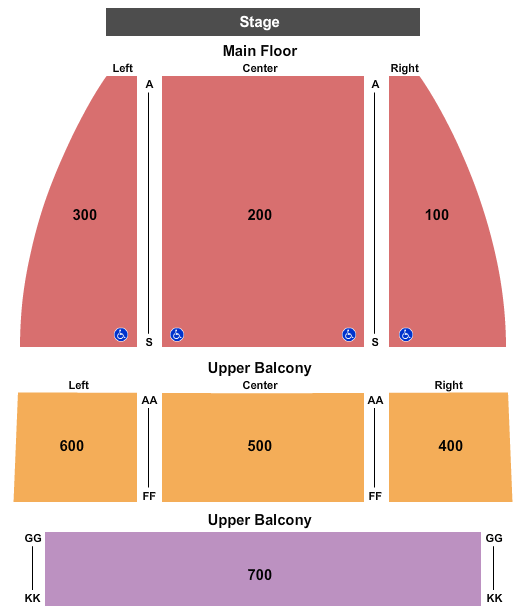 Grand Rapids Civic Theatre Les Misérables Seating Chart